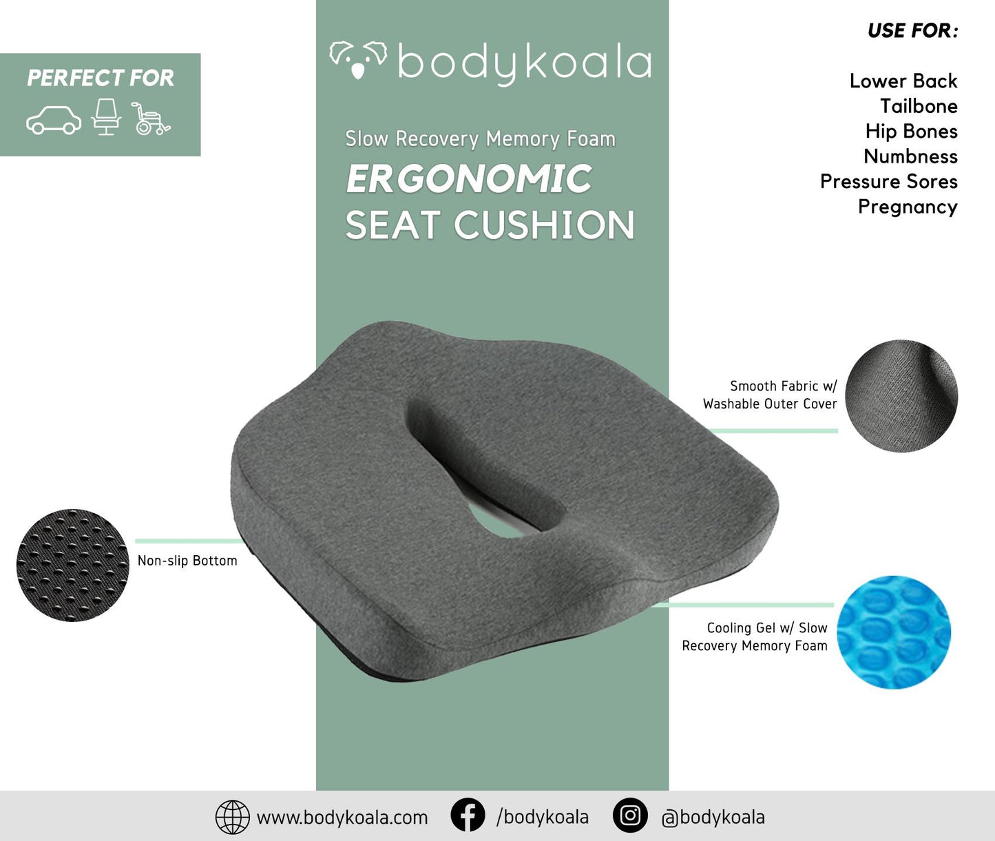 Ergonomic Seat Cushion